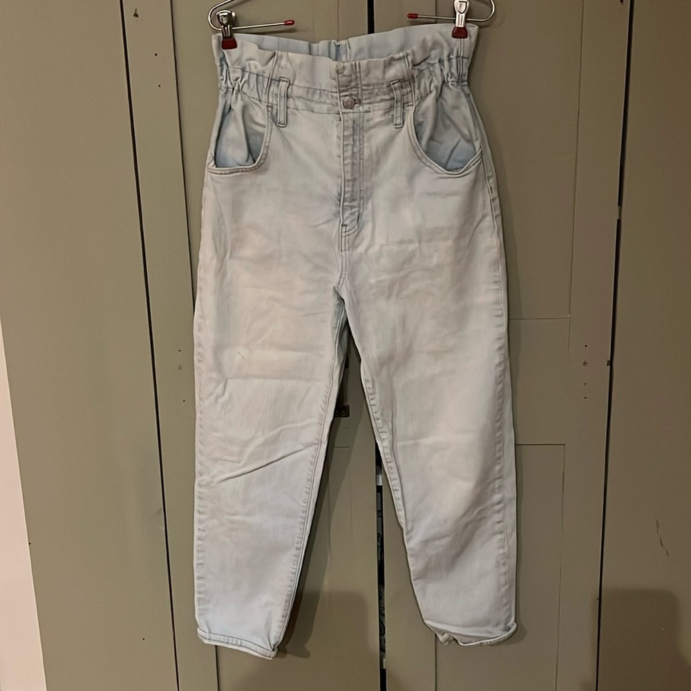 Madewell high wasited paper bag jeans sz 28